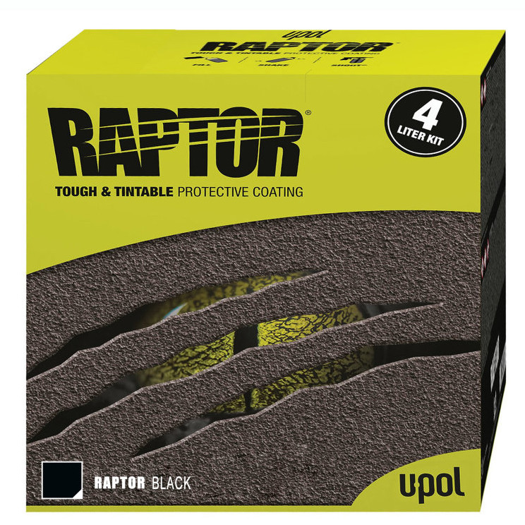 RAPTOR™ U-POL комплект чёрный, 3.8л.