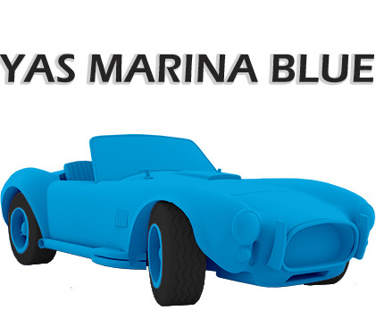 Yas Marina Blue - синий колер для 5л. готового материала