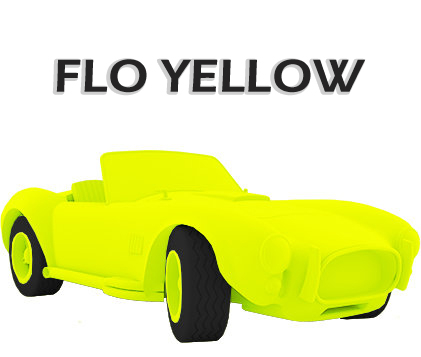 Flo Yellow - флуоресцентный желтый колер для 5л. готового материала
