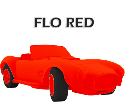 Flo Red - флуоресцентный красный колер для 5л. готового материала