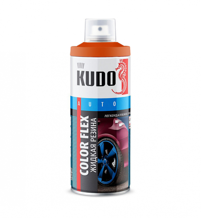 Жидкая резина KUDO (ярко-оранжевая)