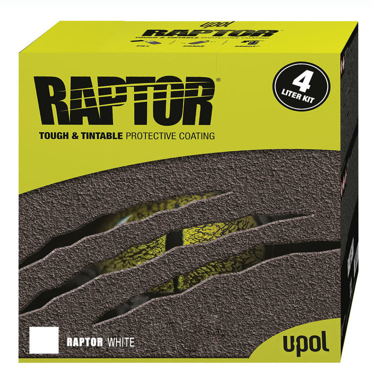 RAPTOR™ U-POL комплект белый, 3.8л.