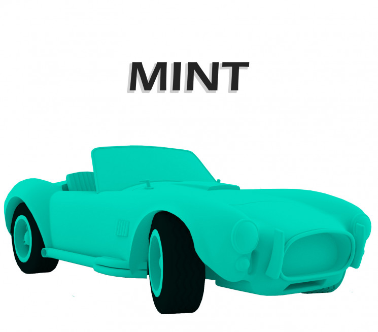 Mint - мятный колер для 5л. готового материала 