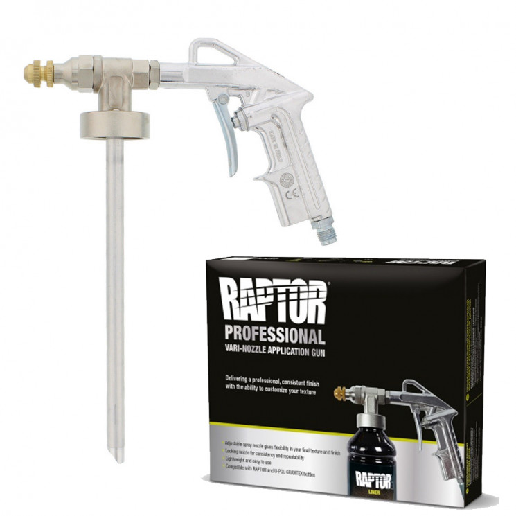 RAPTOR™ U-POL антигравийный пистолет с регулируемым соплом